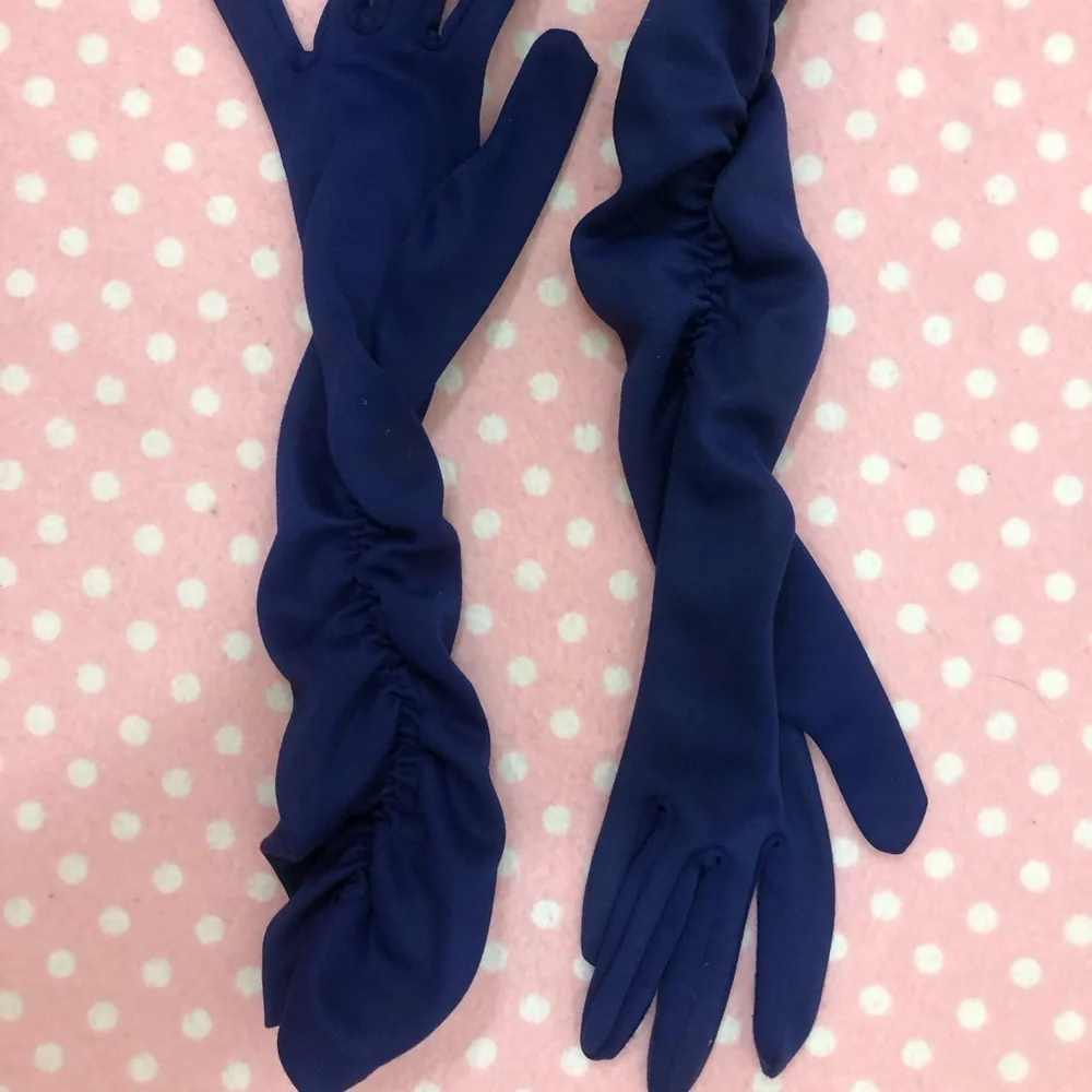 Vintage Ruched Gloves